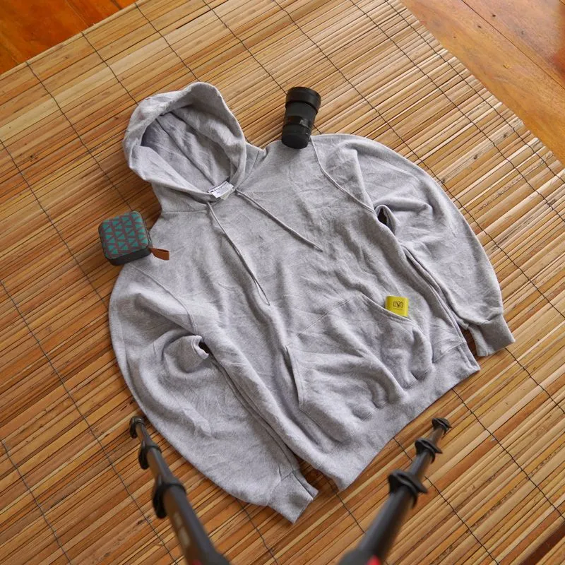 Champion Streetwear Casual Hoody Pria silver photo 1