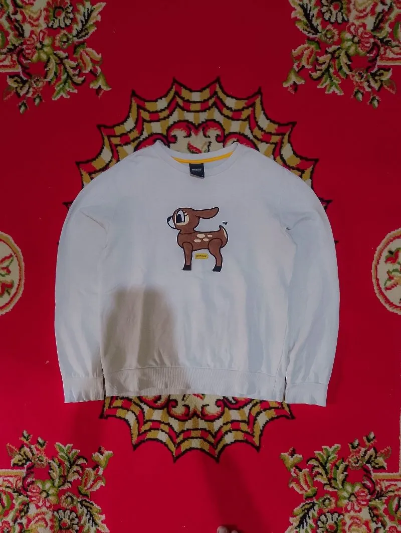 Pancoat Streetwear Casual Sweater Pria white photo 1