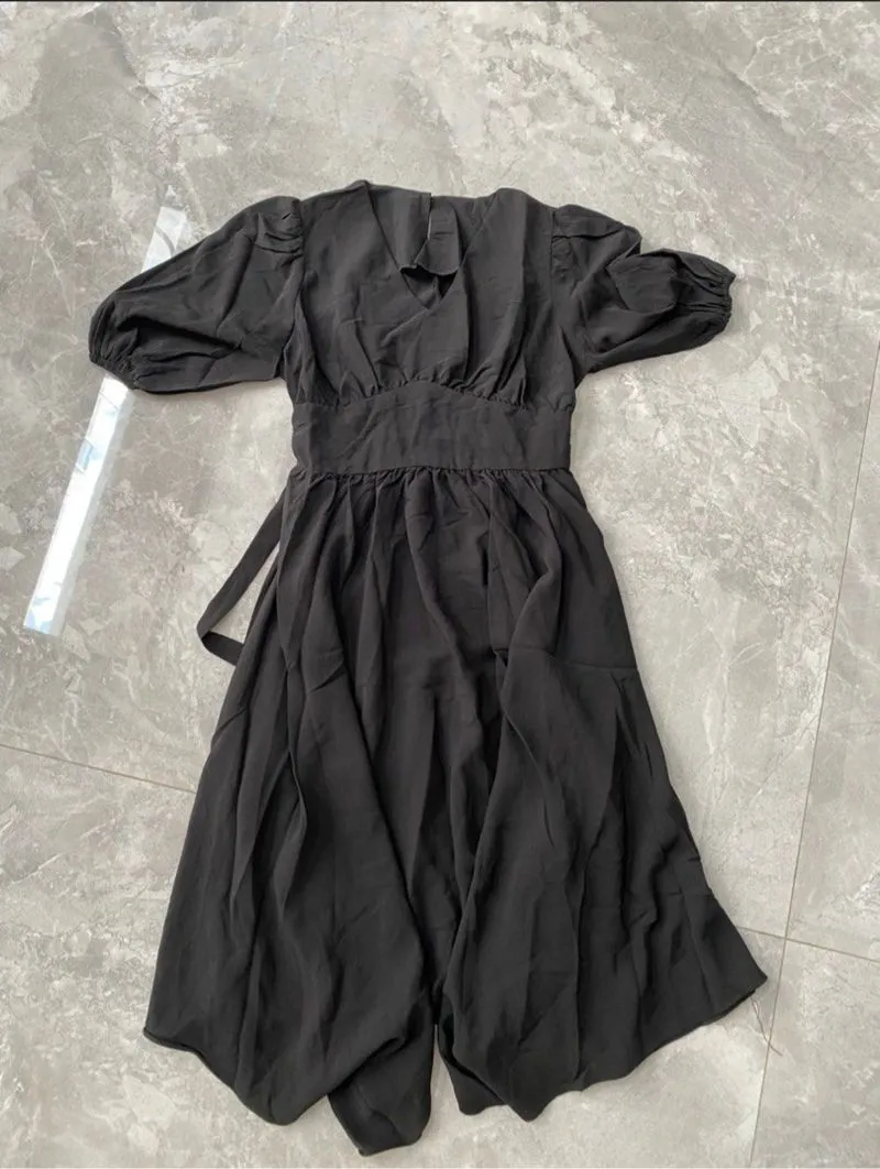 Casual Casual dress Wanita black photo 1
