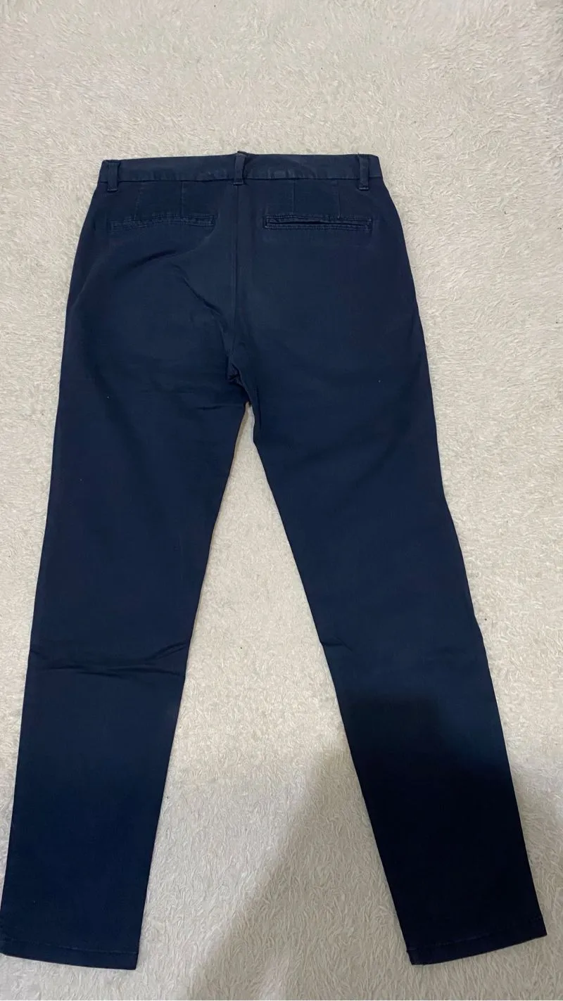 Pull & Bear Casual Casual pants Pria navy photo 1