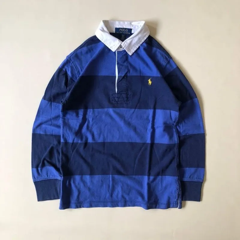 Polo Ralph Lauren Streetwear Y2K Sweatshirt Kids purple blue photo 1