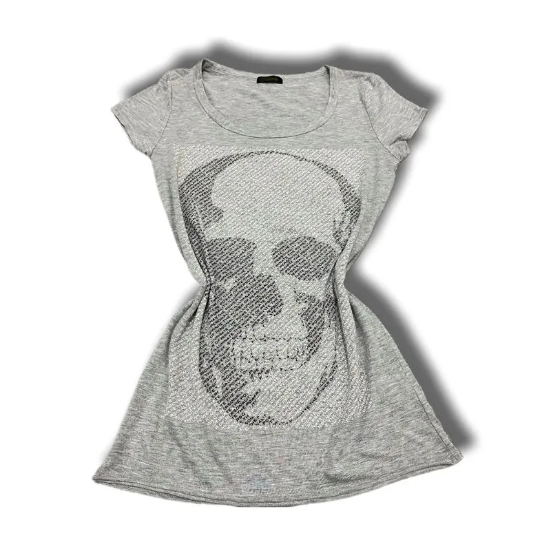 Japanese brand Grunge Goth Cami top Wanita black gray photo 1