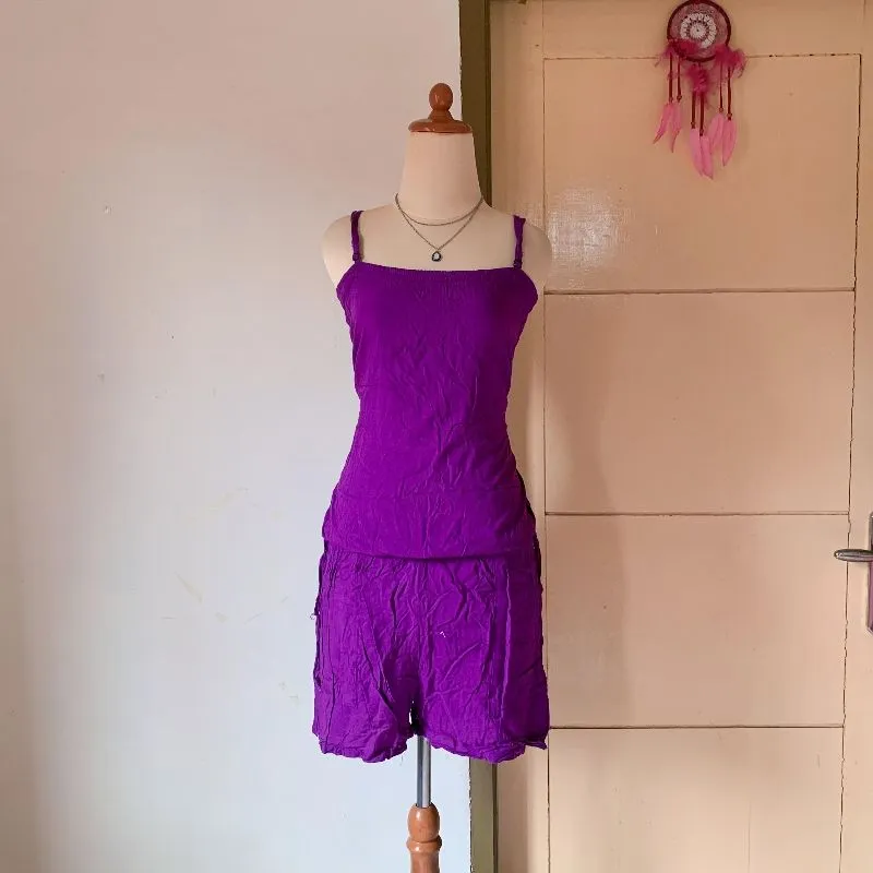 Casual Romper Wanita purple photo 1
