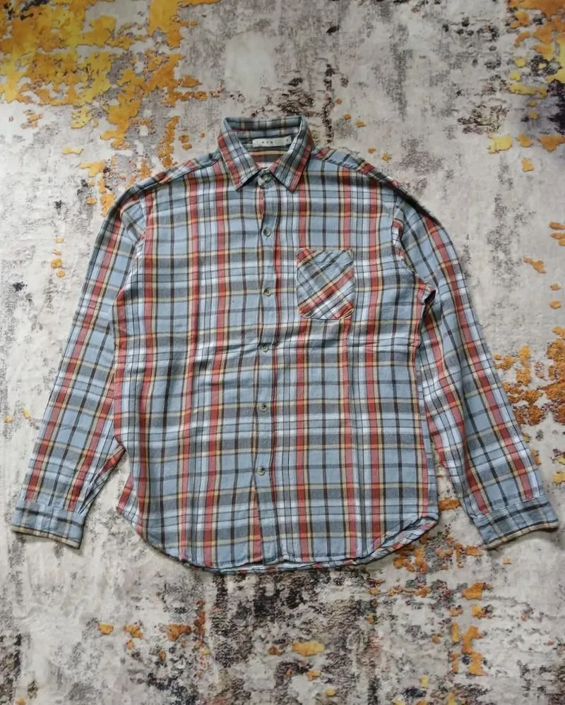 Streetwear Grunge Casual shirt Pria multicolor photo 1