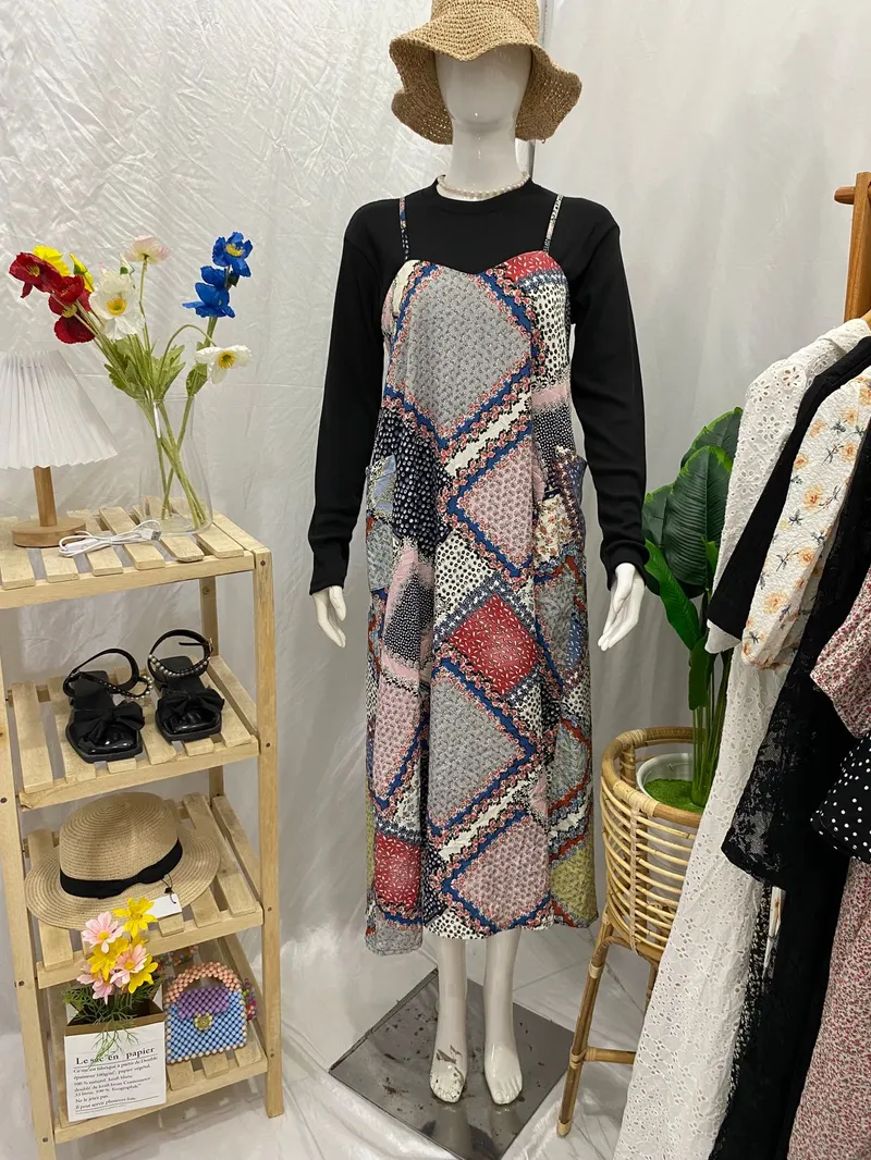 Casual Casual dress Wanita white pink photo 1