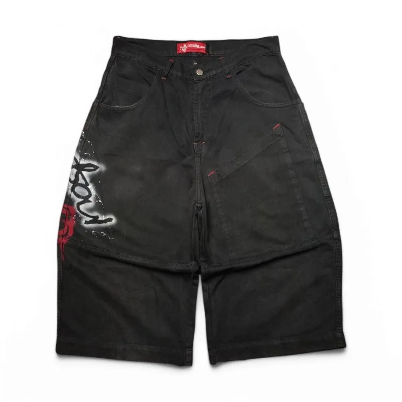 Y2K Skater Short Pria white black photo 1