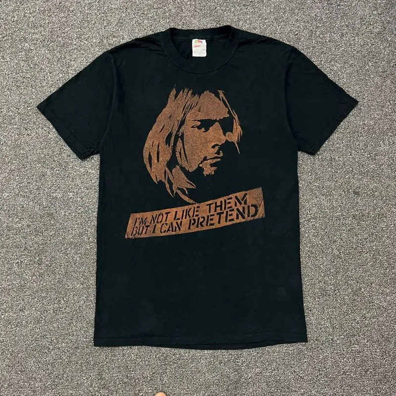Fruit of the Loom Vintage Y2K T-shirt Pria black photo 1