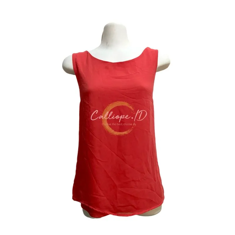 Minimalist Casual Cami top Wanita orange photo 1
