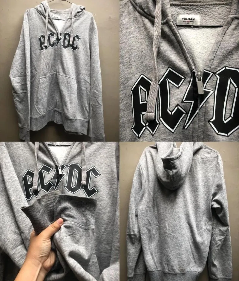 Polham Casual Hoody Pria gray photo 1