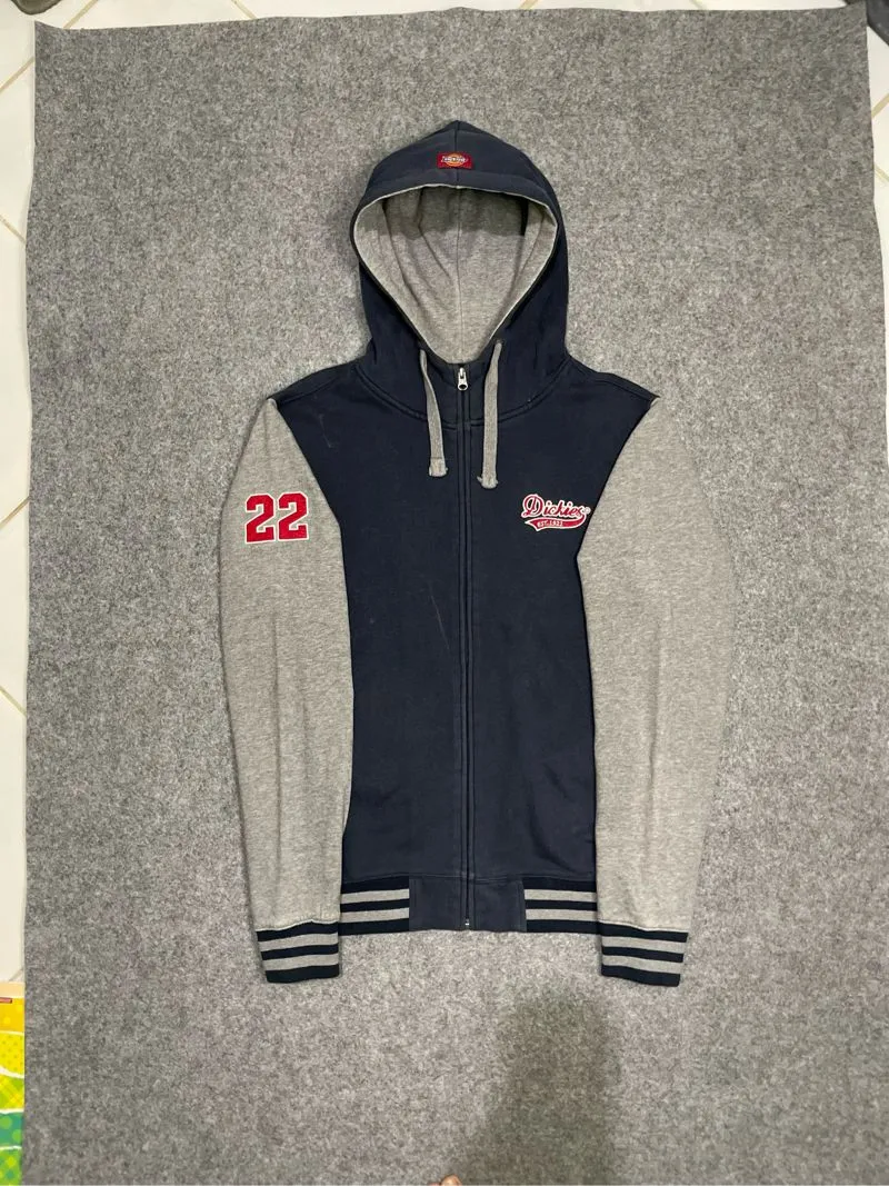 Dickies Streetwear Biker Sweatshirt Pria navy gray photo 1