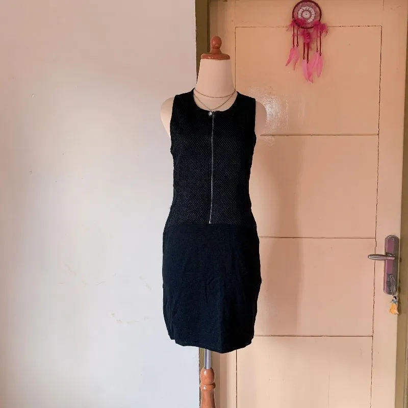 ZARA Minimalist Going out dress Wanita black photo 1