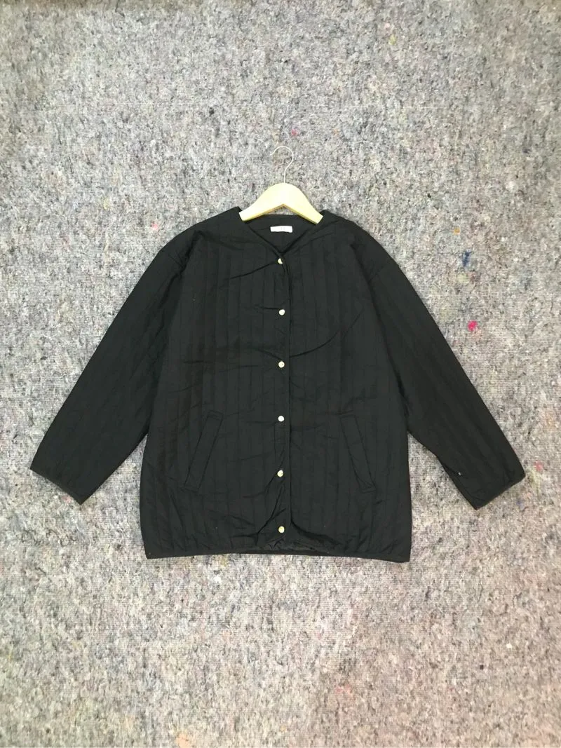 Streetwear Casual Puffer jacket Pria black photo 1