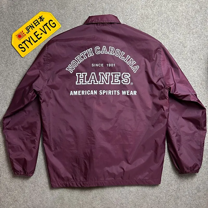 Vintage Y2K Windbreaker Pria burgundy photo 1