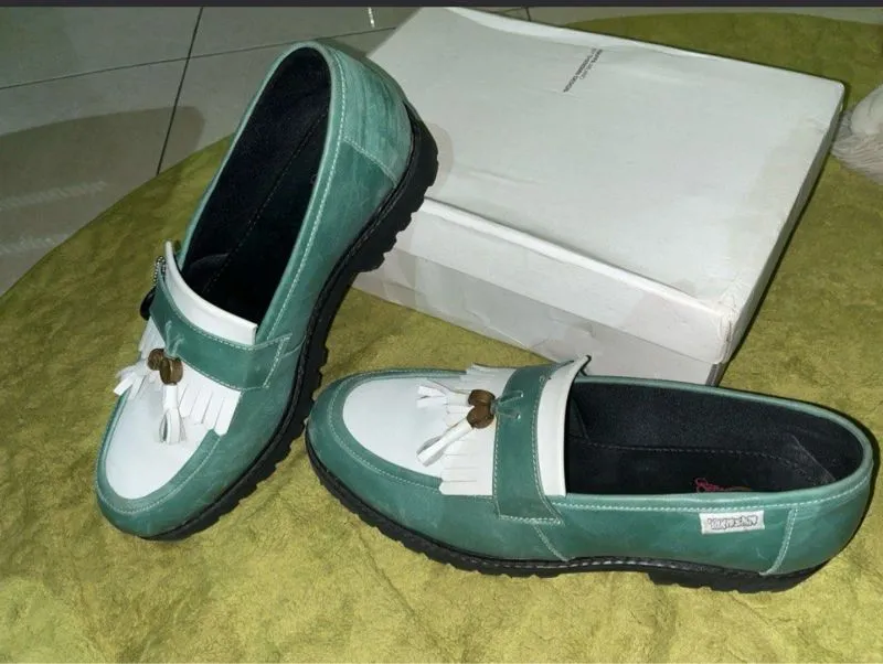 Nappa Milano Luxury Minimalist Loafer Pria white photo 1