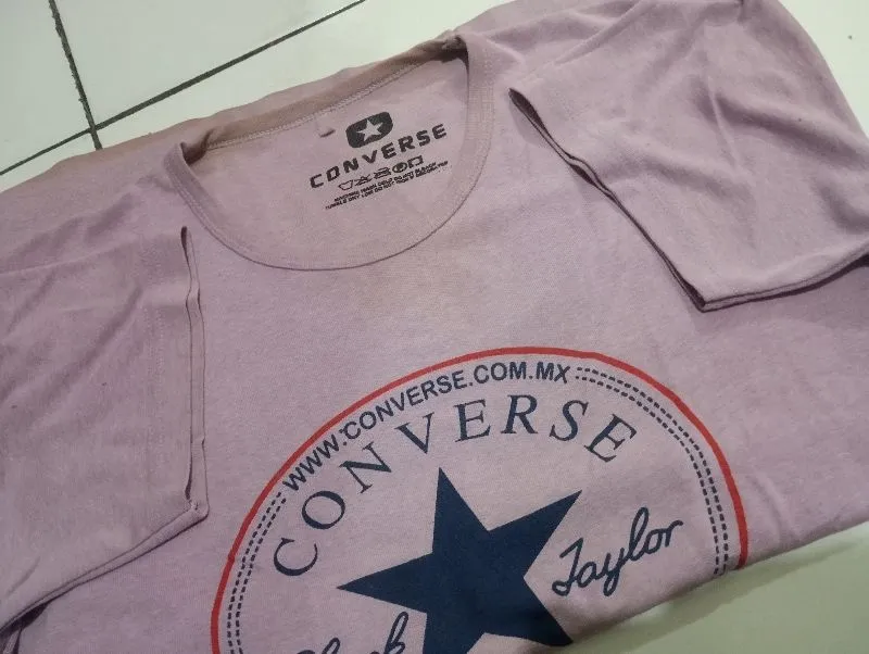 Converse Indie T-shirt Pria purple pink photo 1
