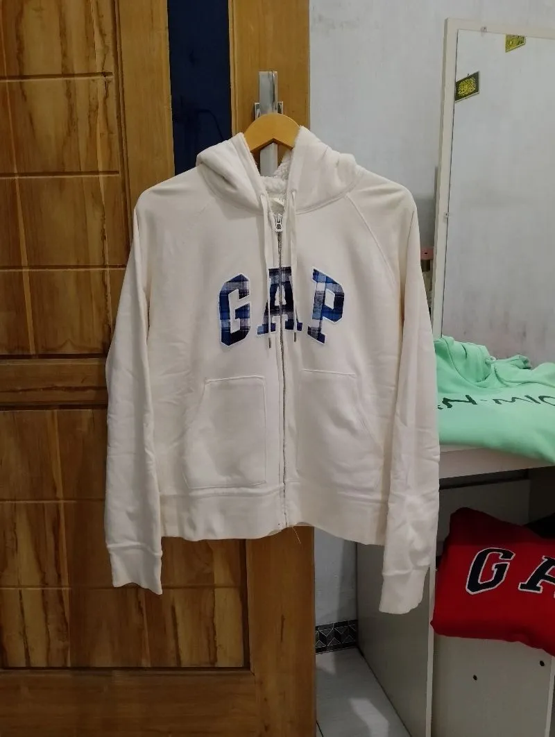 GAP Streetwear Hoody Pria white cream photo 1