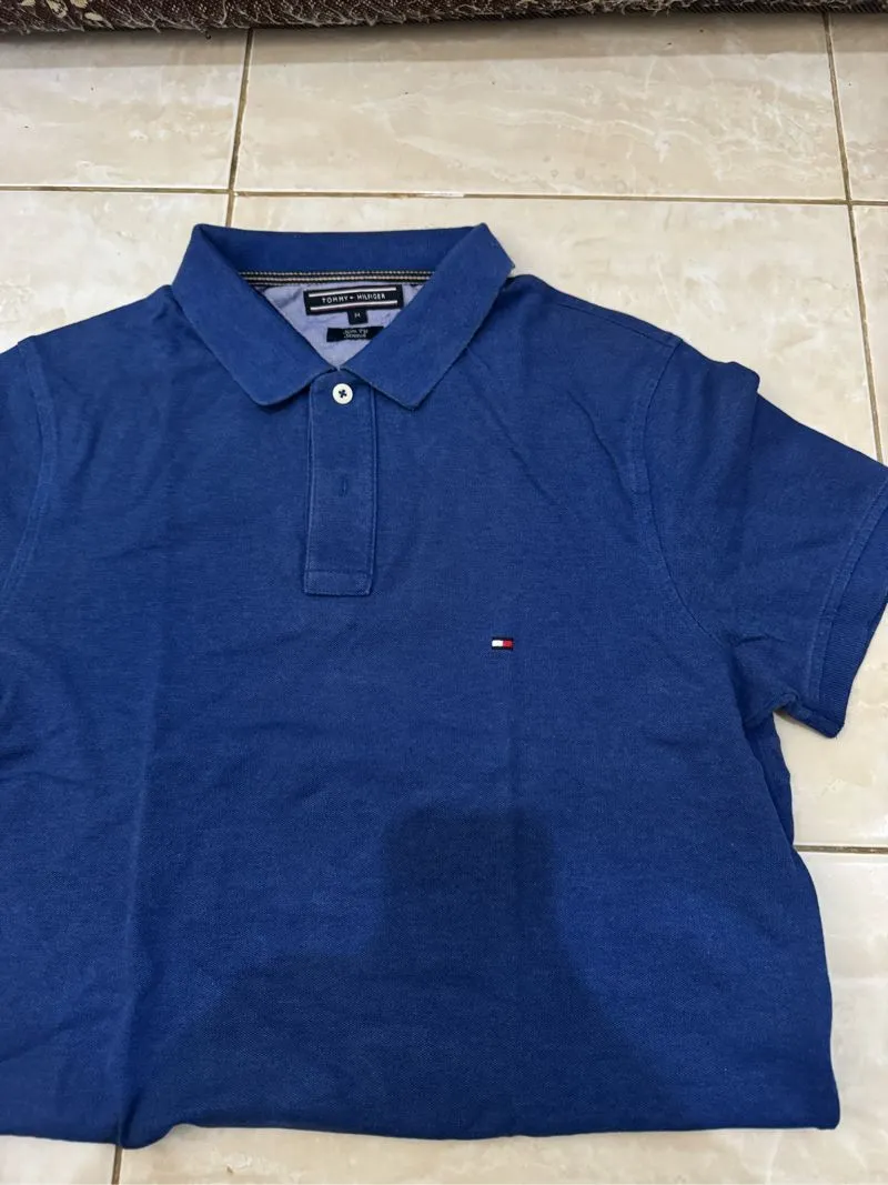 Tommy Hilfiger Pakaian Nasional Polo shirt Pria blue photo 1