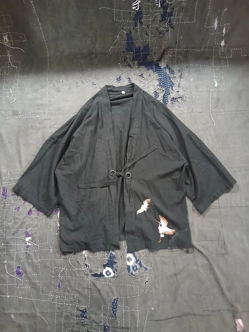 Japanese brand Vintage Goth Kimono Pria black photo 1