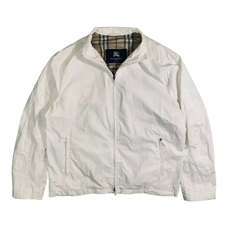 Burberry Vintage Casual Suit Pria white photo 1