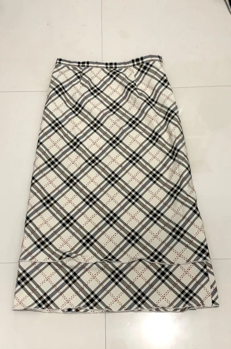 Coquette Casual Skirt Wanita tan cream photo 1