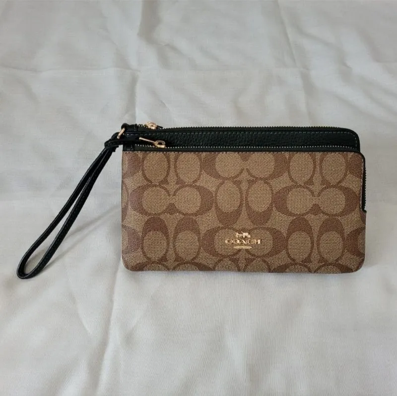 Coach Casual Wristlet Wanita green khaki photo 1
