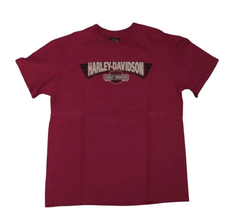 Harley Davidson Casual T-shirt Pria red photo 1