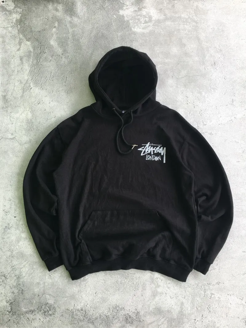 Stussy Y2K Hoody Pria black photo 1