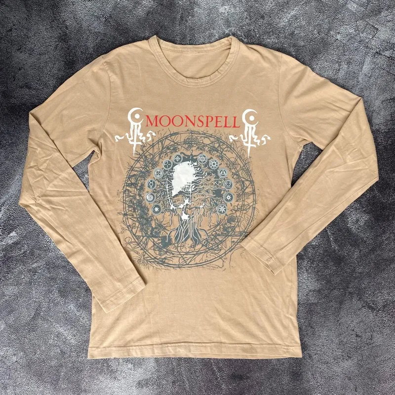 Grunge Goth T-shirt Pria tan photo 1