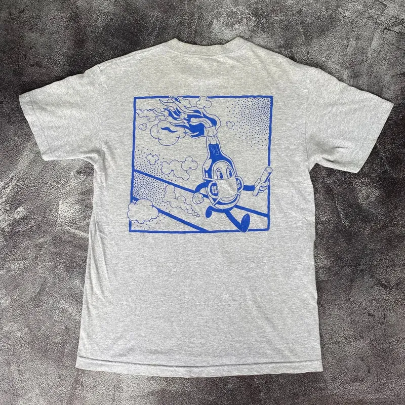 Vintage Grunge T-shirt Pria gray photo 1