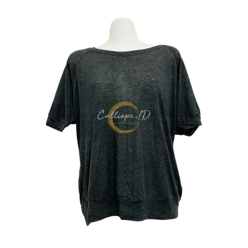 Forever 21 Indie Casual Blouse Wanita gray photo 1