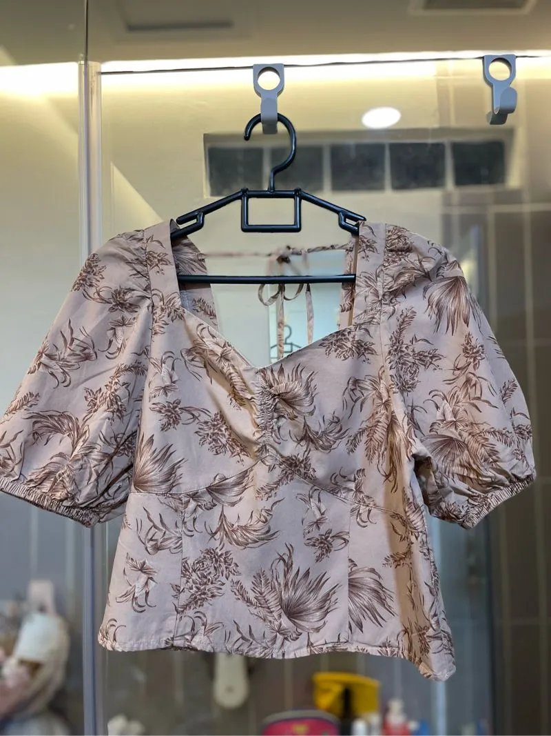 et cetera Fairy Casual Shirt Wanita brown photo 1