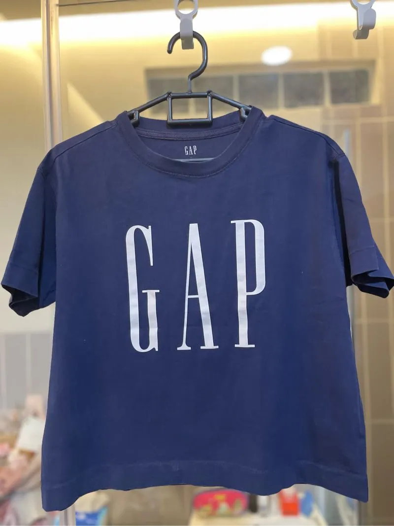 GAP Minimalist Casual T-shirt Wanita blue photo 1