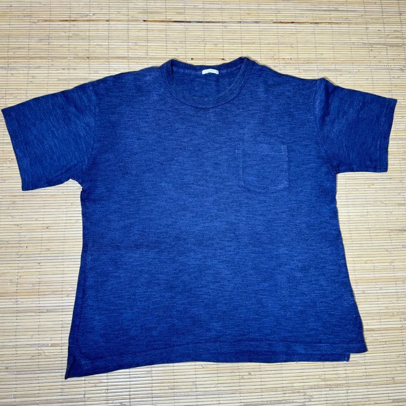 Uniqlo Streetwear Skater T-shirt Pria navy gray photo 1