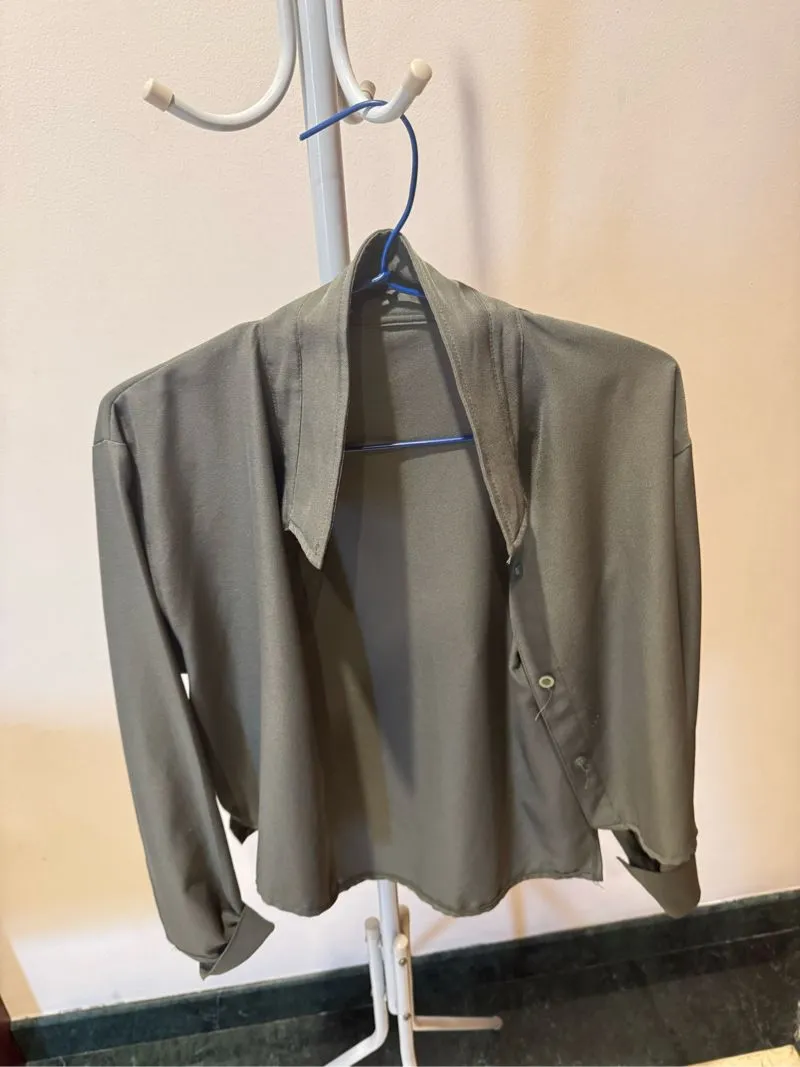 Casual Shirt Wanita green photo 1