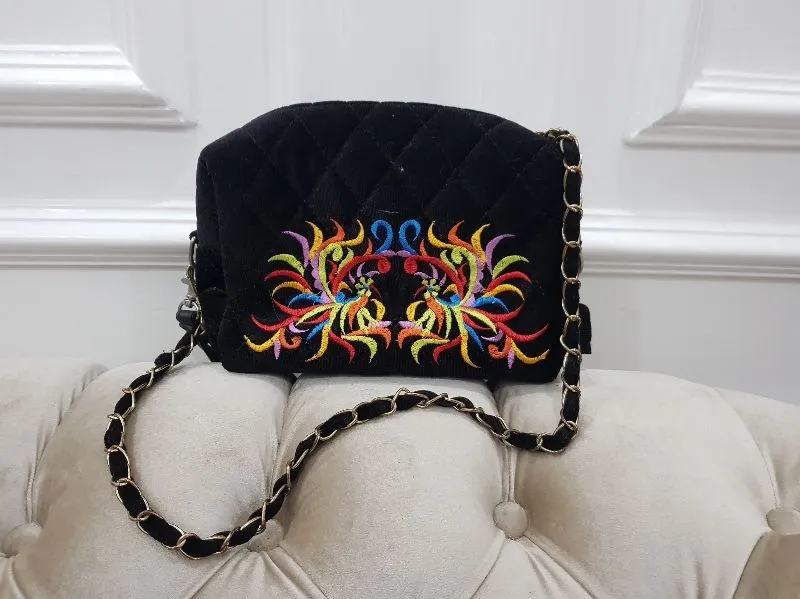 Vintage Handbag Wanita black photo 1