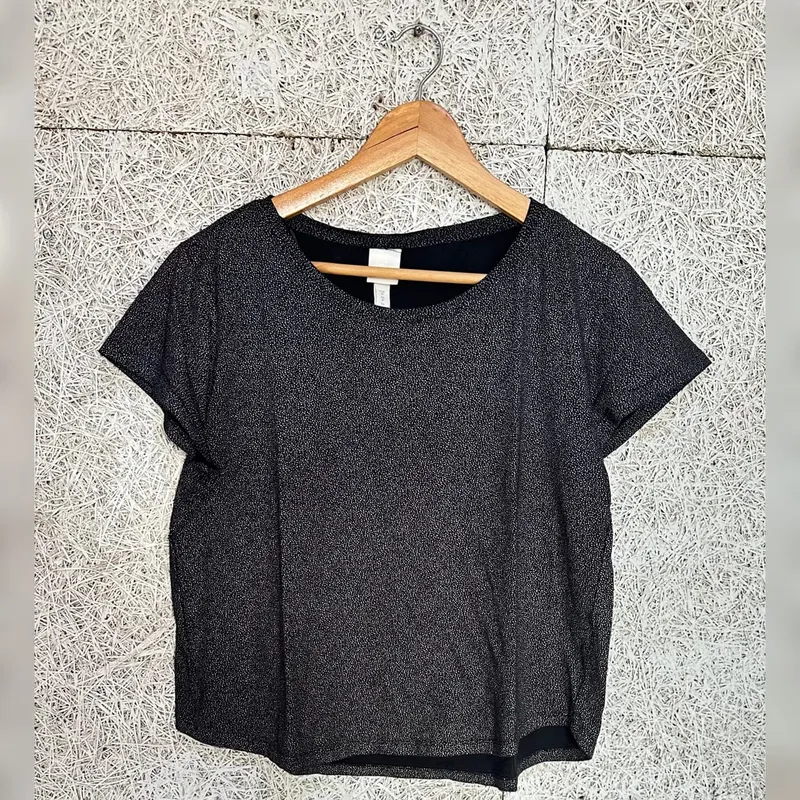 H&M Casual Crop top Wanita black photo 1