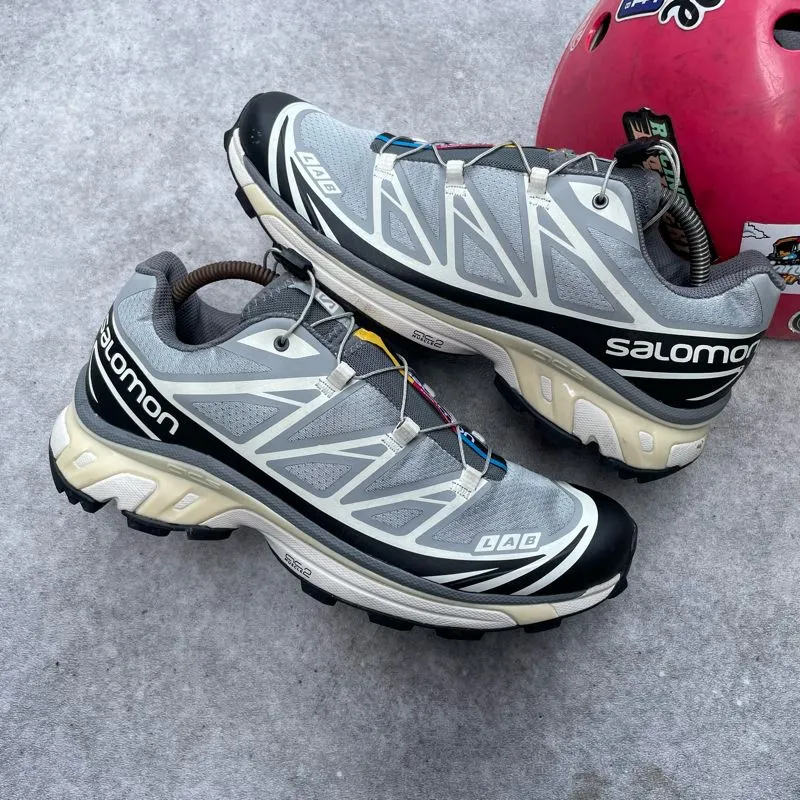 Salomon Gorpcore Casual Sneakers Pria white gray photo 1