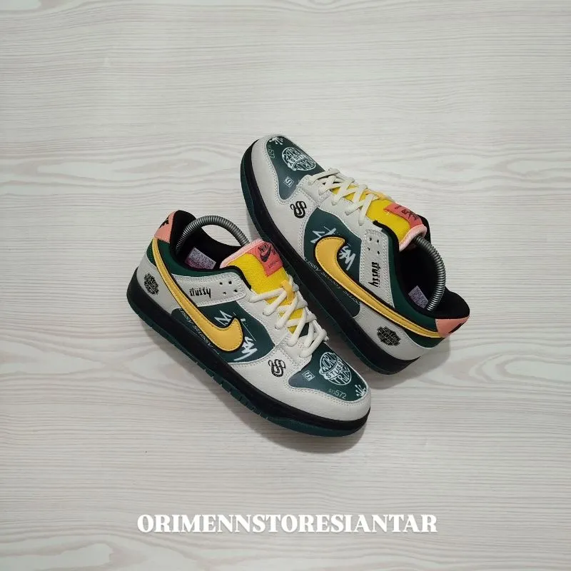 Nike Casual Sneakers Pria multicolor green photo 1