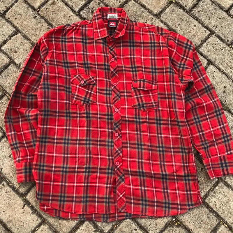 Quiksilver Streetwear Y2K T-shirt Pria red photo 1