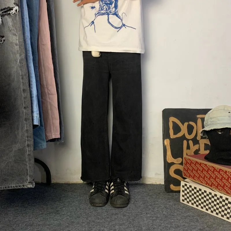 Vintage Emo Jeans Pria black photo 1