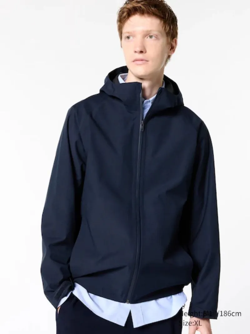 Uniqlo Gorpcore Windbreaker Pria navy photo 1