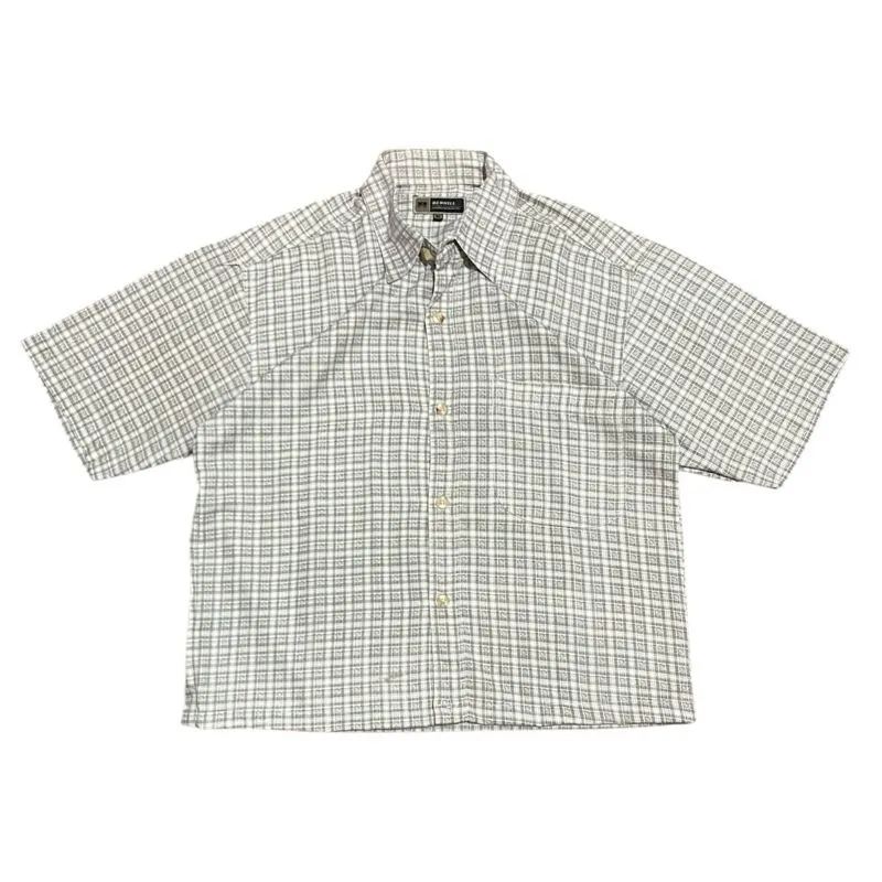Uniqlo Streetwear Y2K Casual shirt Pria gray photo 1