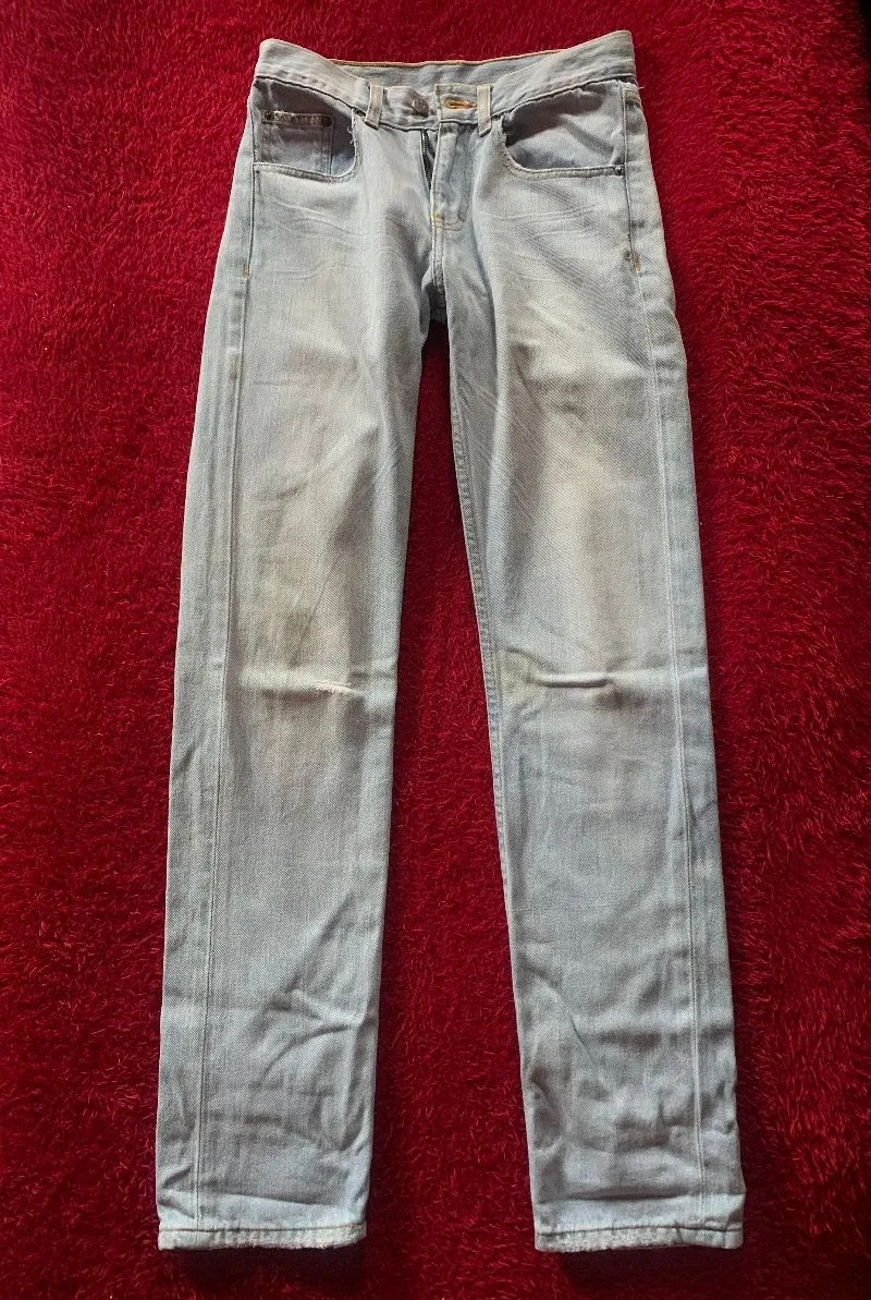Minimalist Casual Skinny jeans Wanita blue photo 1