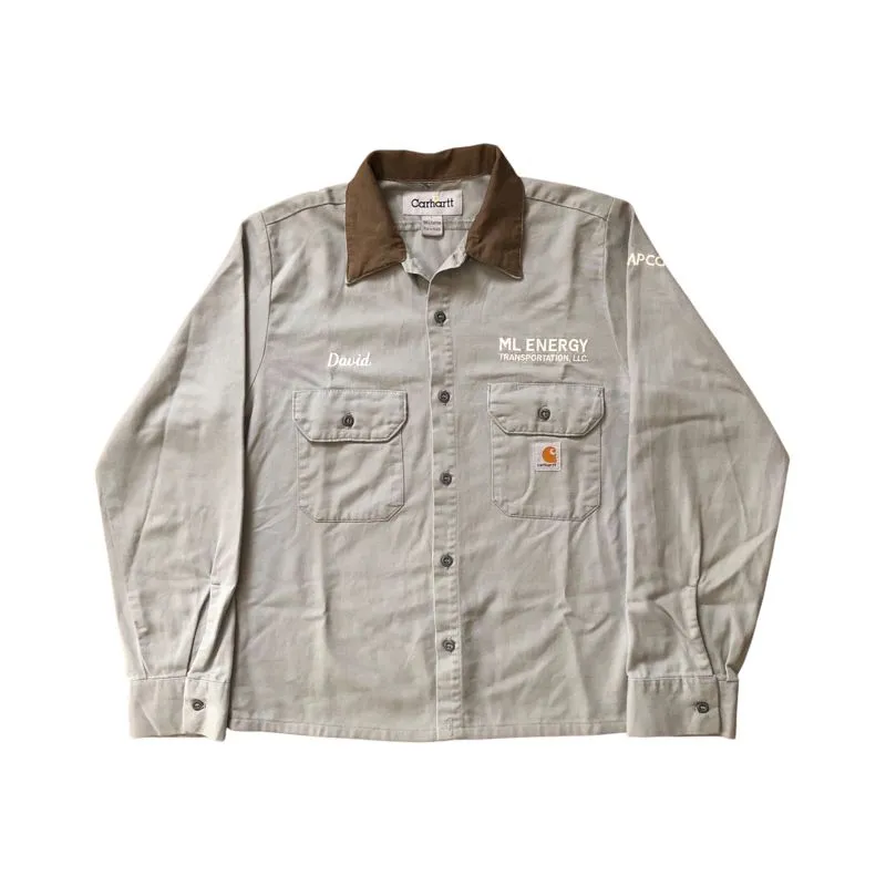 Carhartt Vintage Streetwear Casual shirt Pria brown gray photo 1