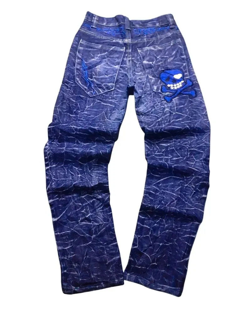 Japanese brand Vintage Y2K Jeans Pria navy blue photo 1