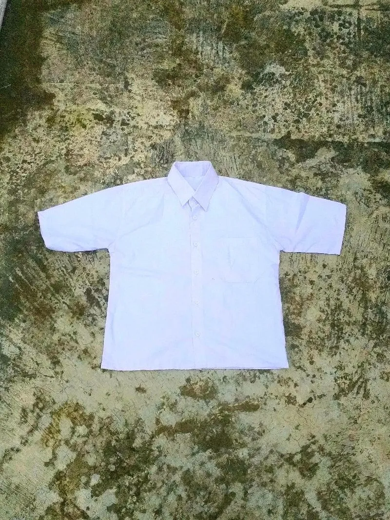 Casual Reworked Casual shirt Pria white photo 1