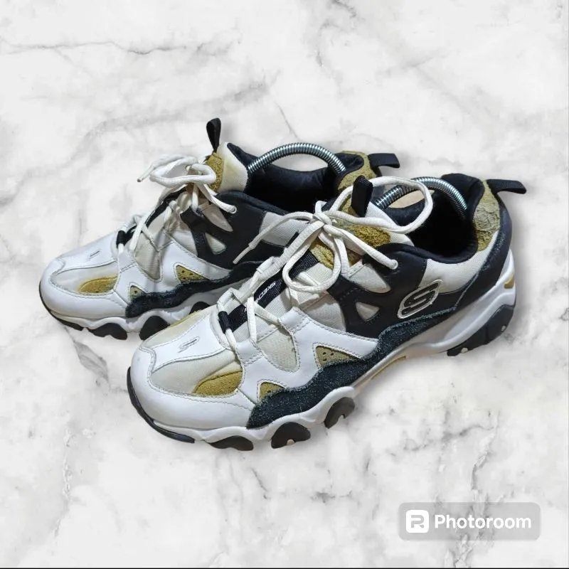 Skechers Sportswear Sneakers Pria gold white photo 1