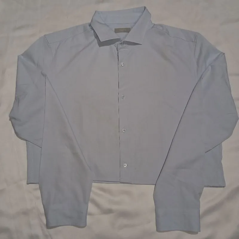 Project M Minimalist Shirt Wanita blue photo 1