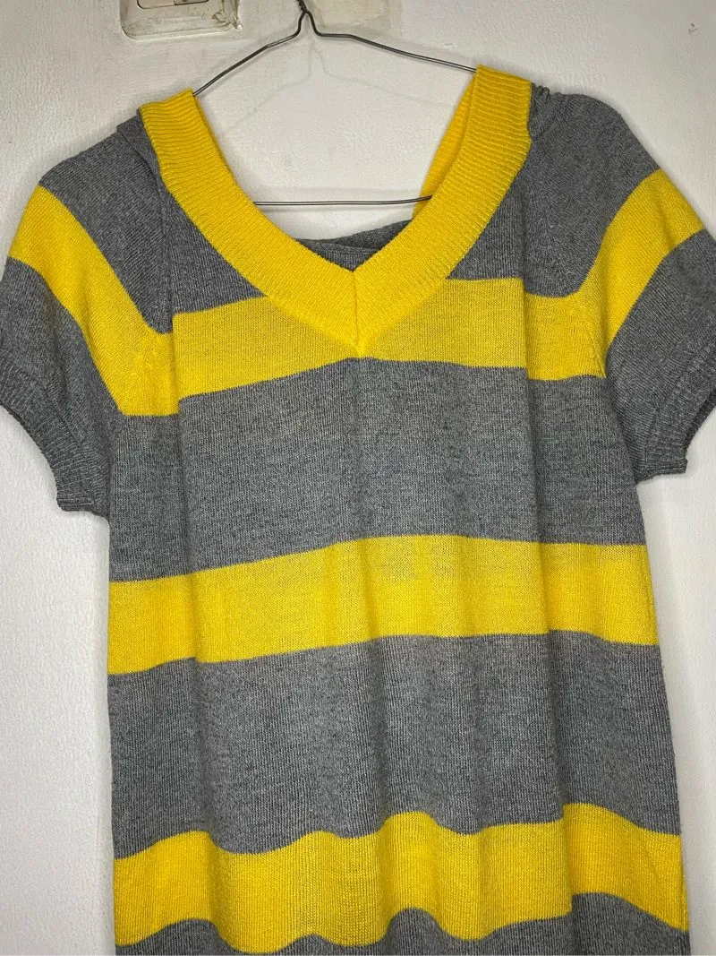 Streetwear Casual Casual dress Wanita gray yellow photo 1