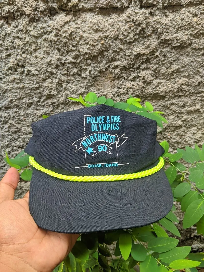Vintage Hat Pria green black photo 1